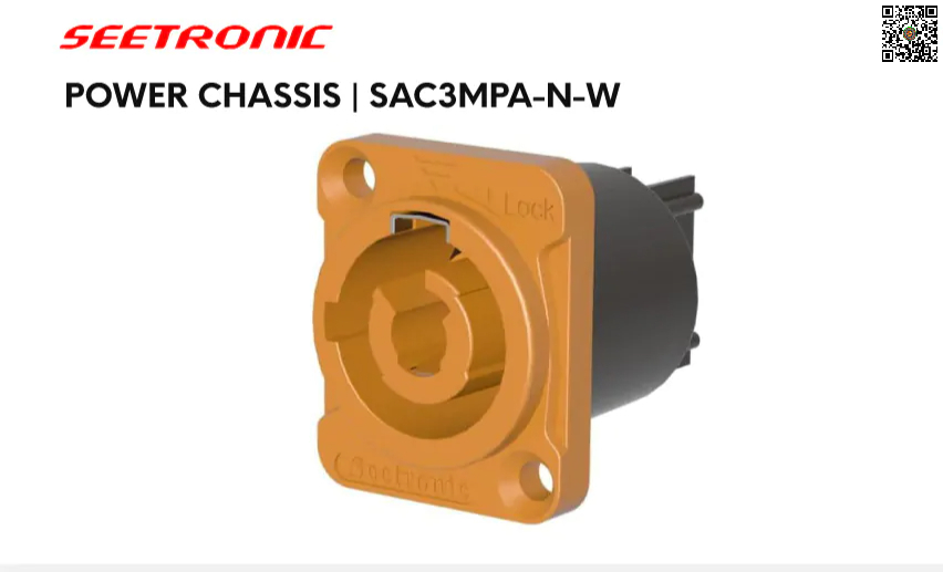 Jack Loa Seetronic SAC3MPA-N-W (Cái)